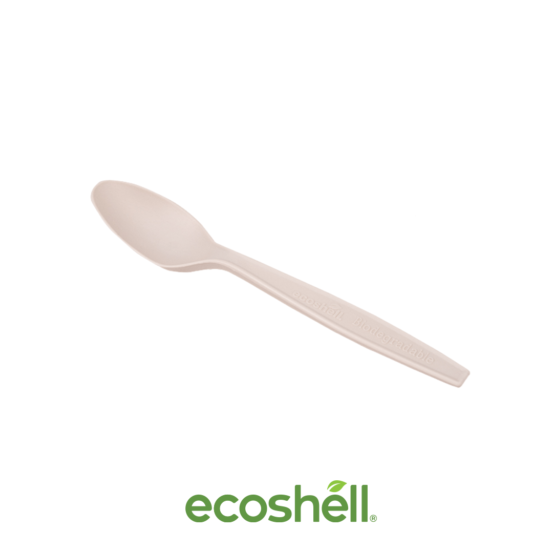 Cuchara Jumbo A Granel Compostable Fécula de maíz Certificación SEDEMA ECO-09