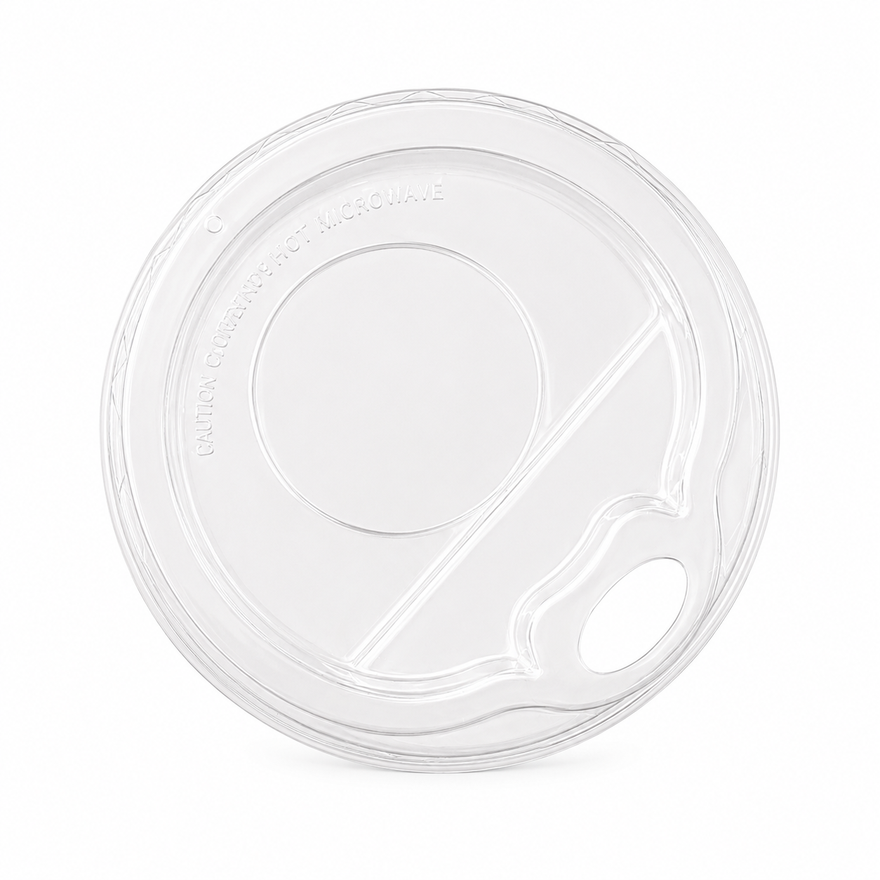 Tapa Transparente con Boquilla PLA para Vasos 12 y 20 oz
