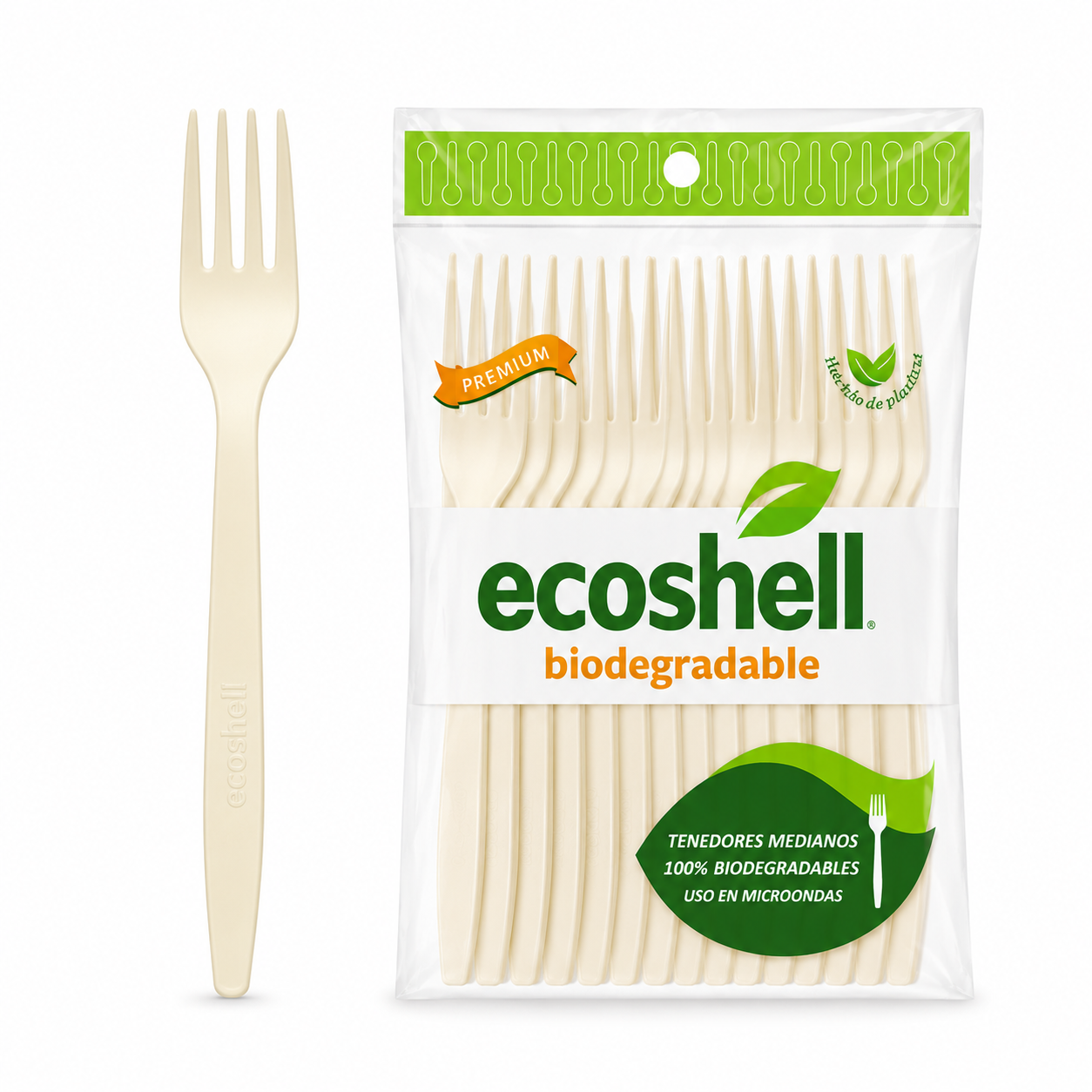 Tenedor Mediano Compostable