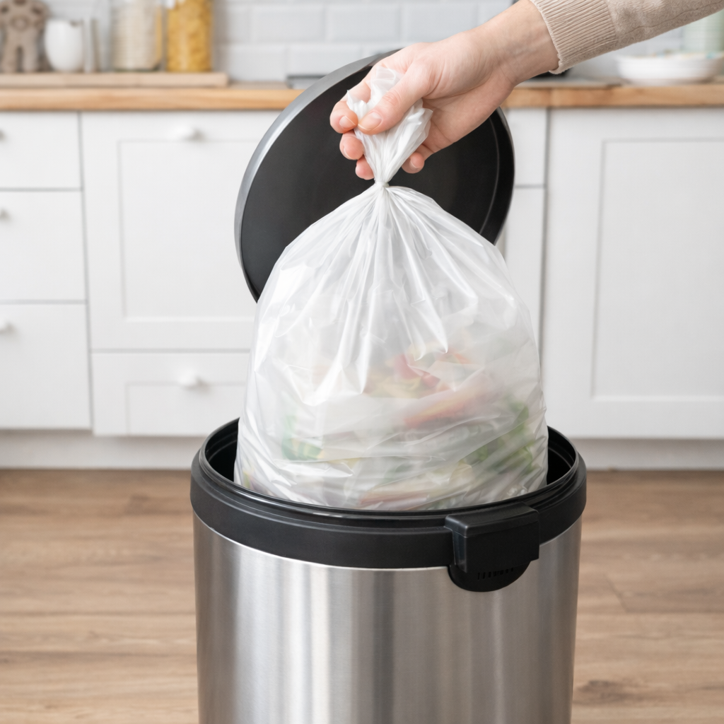 Bolsa De Basura Transpatente 50x70cm Compostable