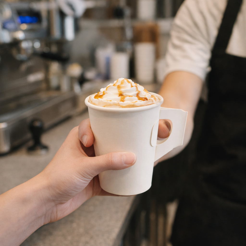 Vaso para Café 8 oz Compostable con Asa