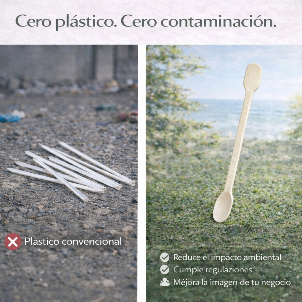 Agitador Compostable