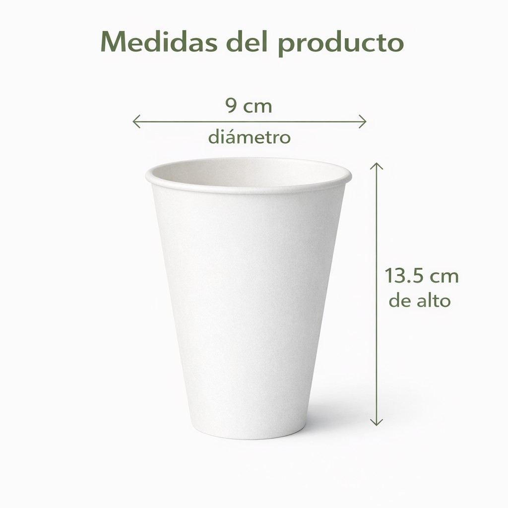 Vaso Para Café 16 Oz Compostable
