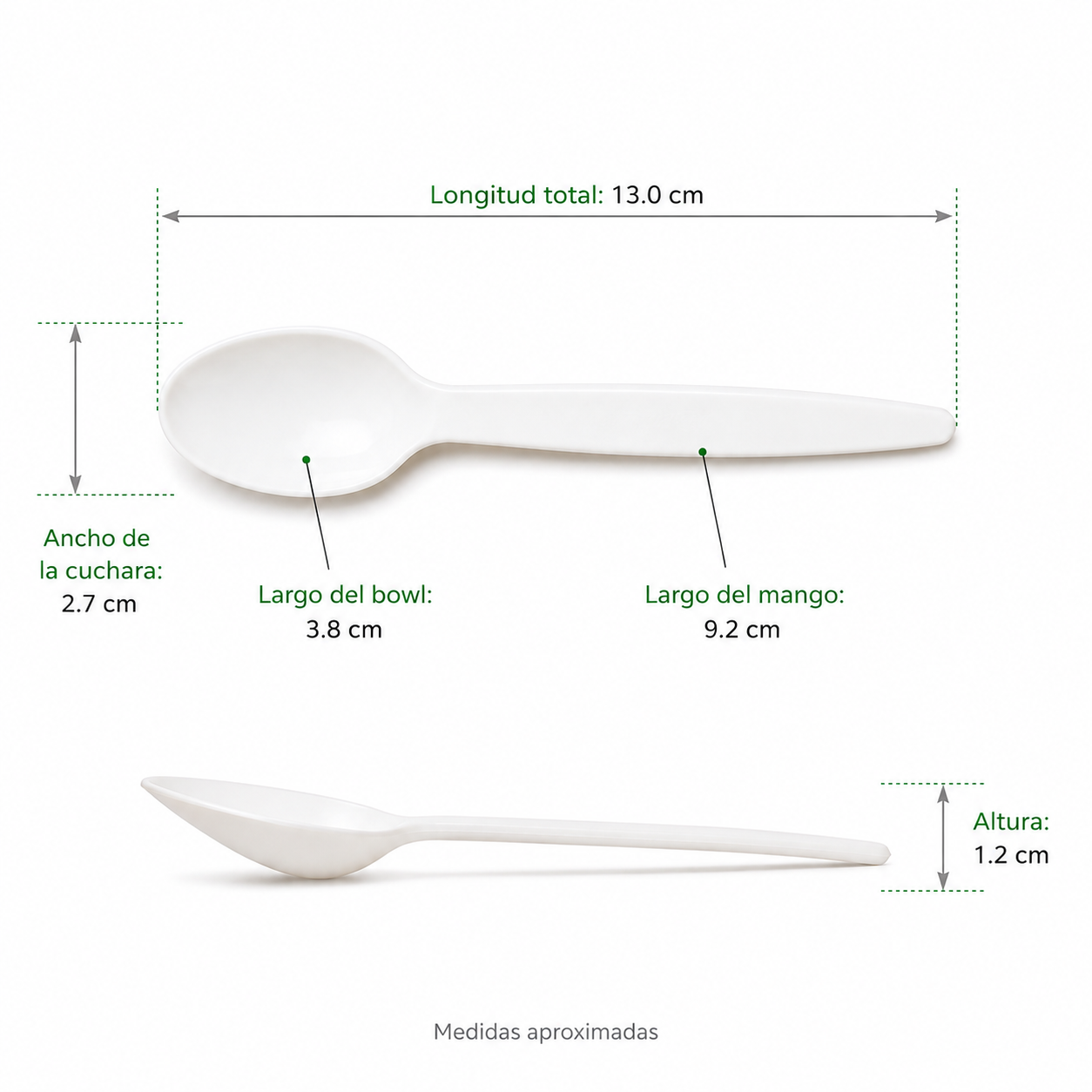 Cuchara Pastelera Compostable