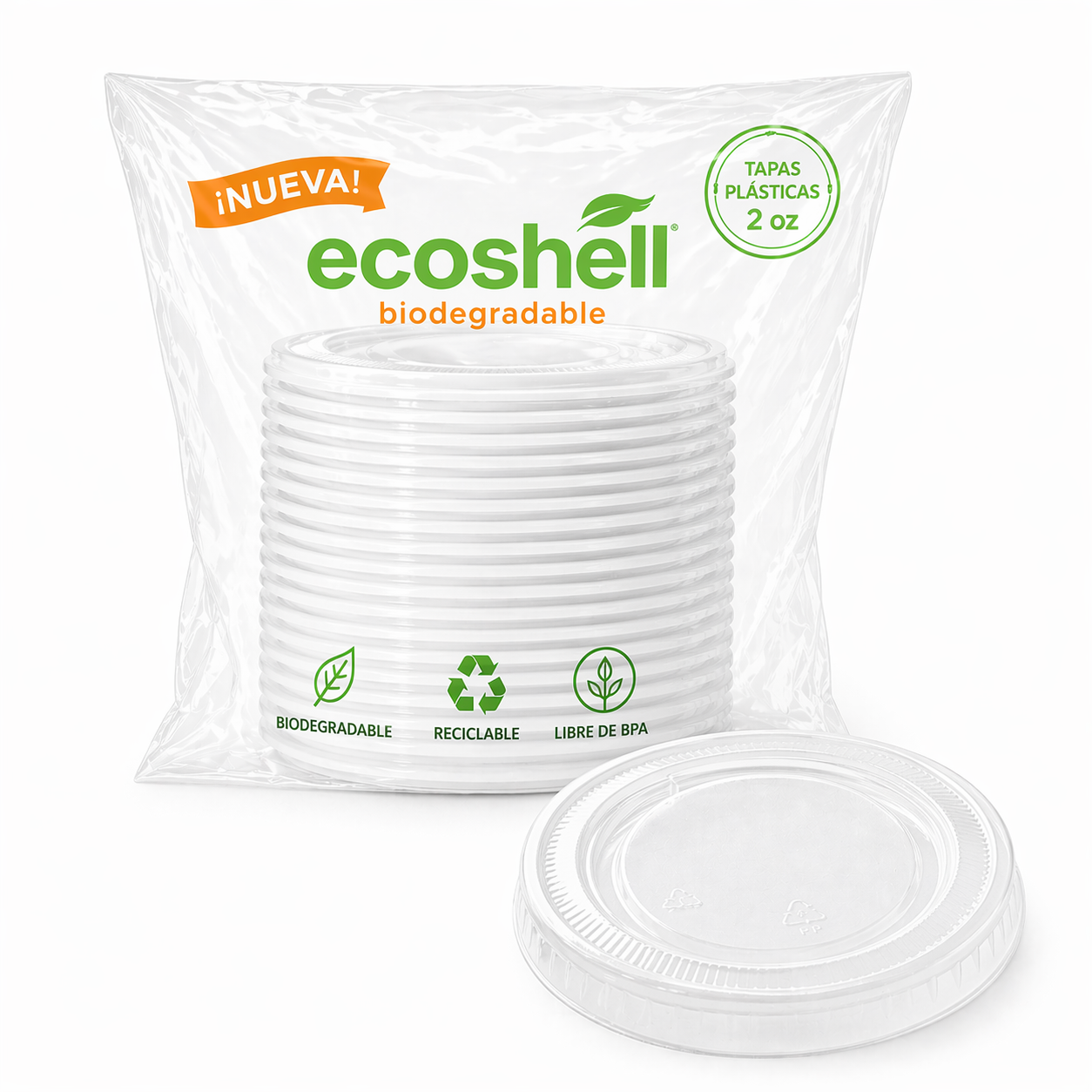 Tapa Souffle Cup 2 Oz Transparente