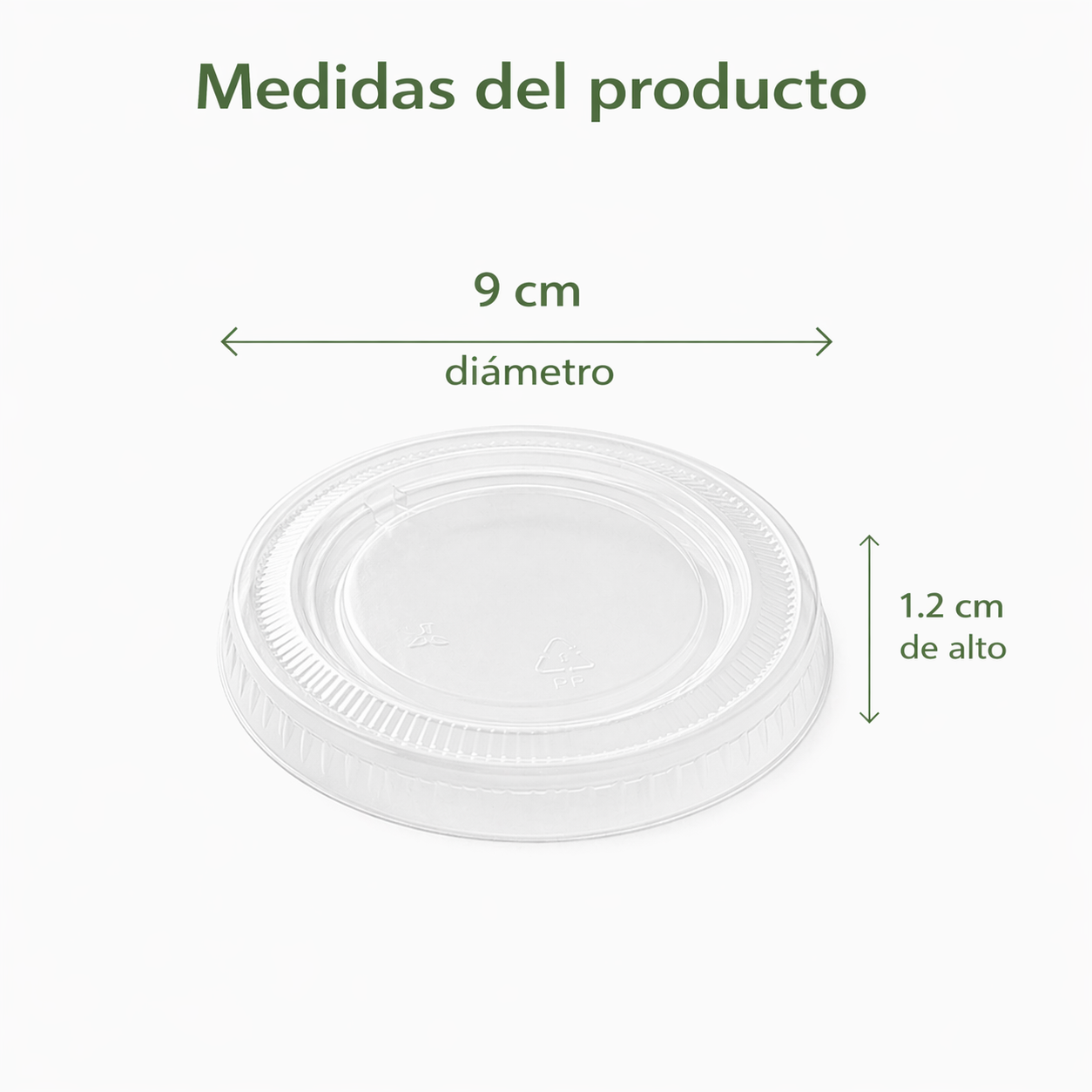 Tapa Souffle Cup 2 Oz Transparente