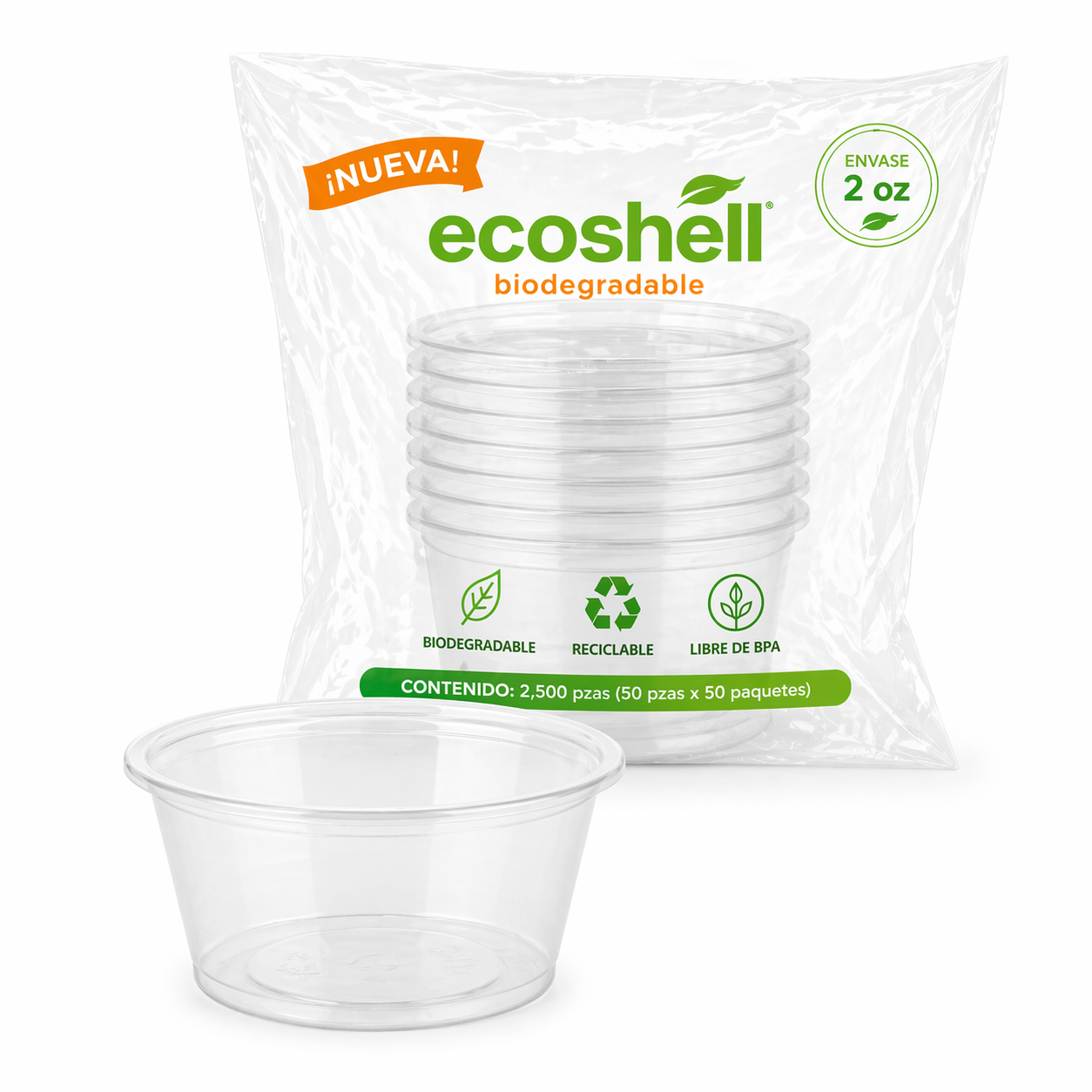 Souffle Cup Transparente 2 Oz