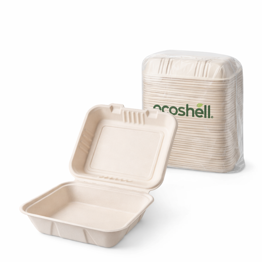 Clamshell 48 Oz Compostable sin División