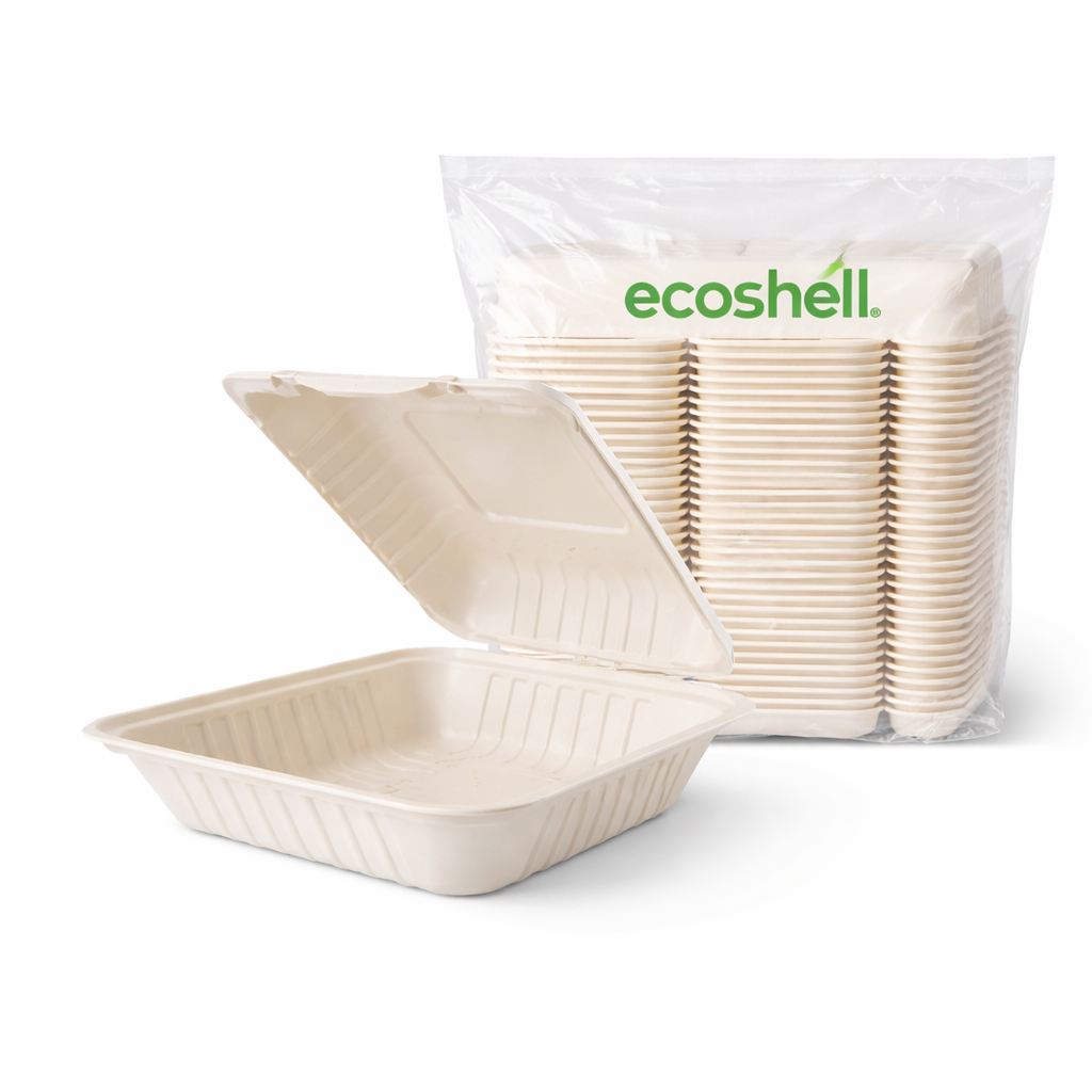 Contenedor 44 Oz Compostable Sin División