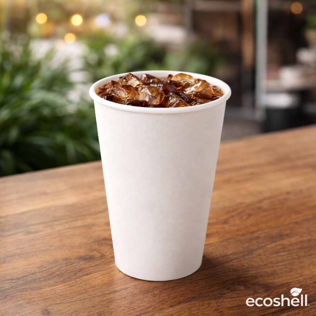 Vaso Compostable 12 oz Ecoshell - Biodegradable de Fécula de Maíz