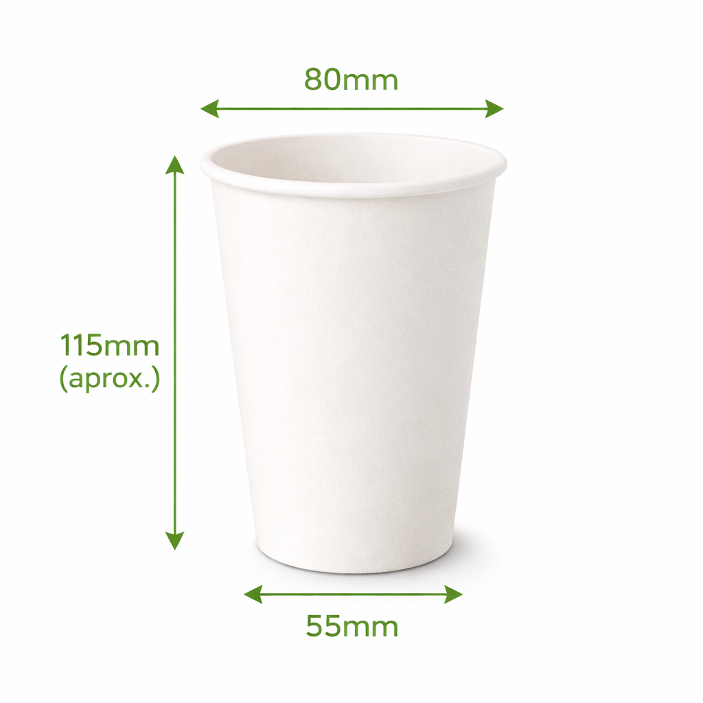 Vaso Compostable 12 oz Ecoshell - Biodegradable de Fécula de Maíz