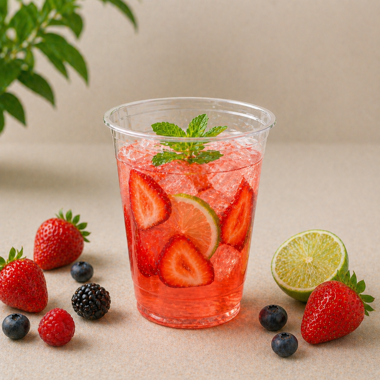 Vaso Transparente 12 Oz Compostable