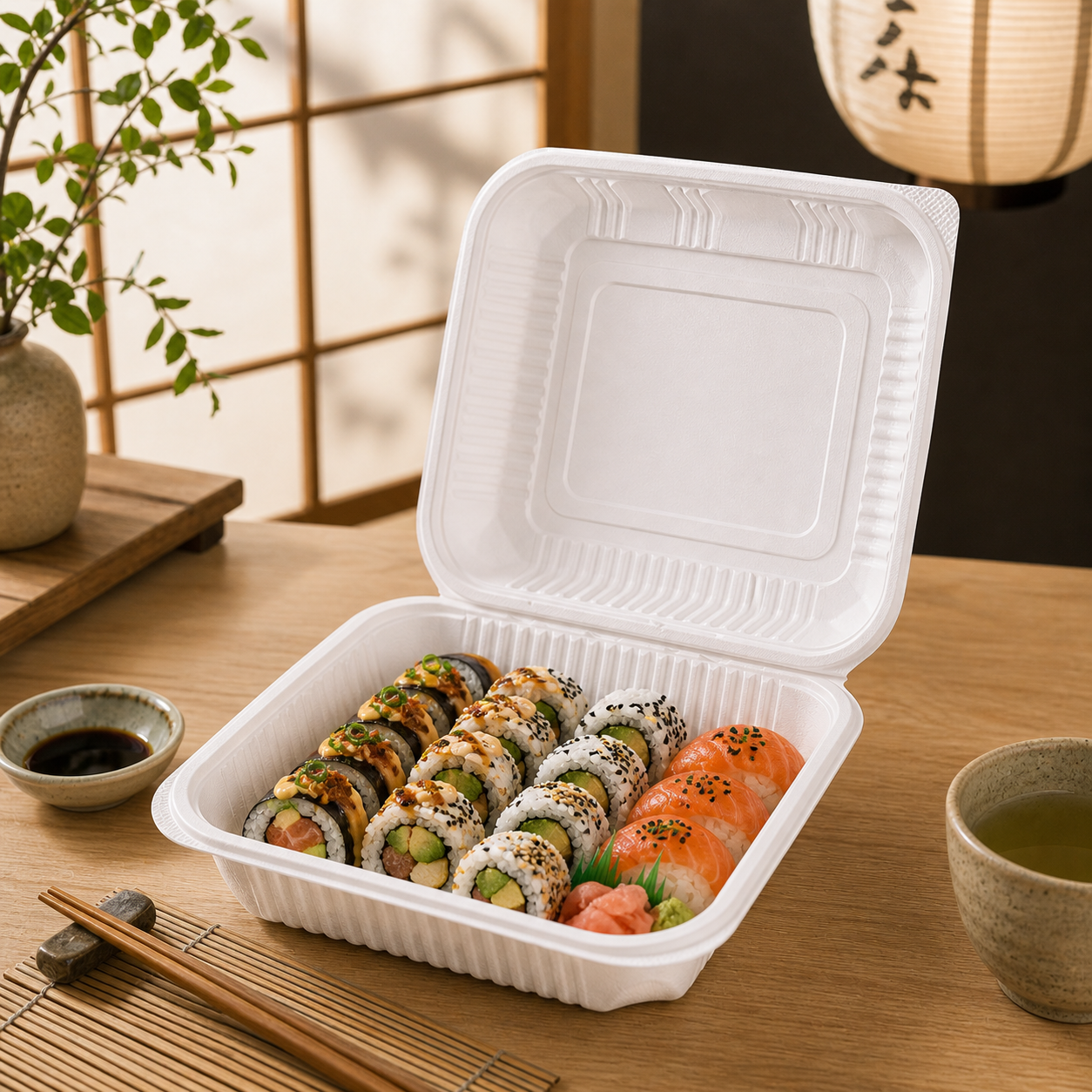 Contenedor 44 Oz Compostable