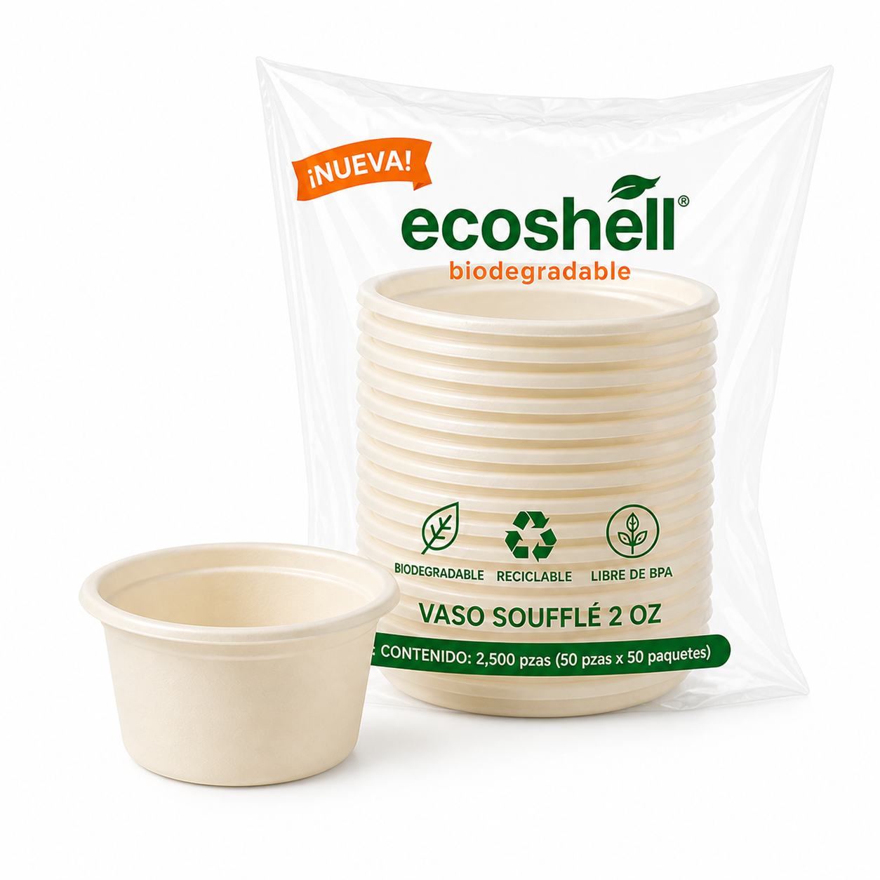 Soufflé Cup 2 Oz Compostable