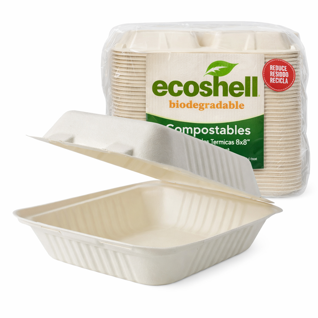 Contenedor 48 Oz Compostable