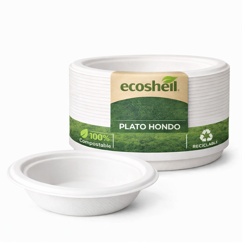 Tazón 12 Oz Compostable