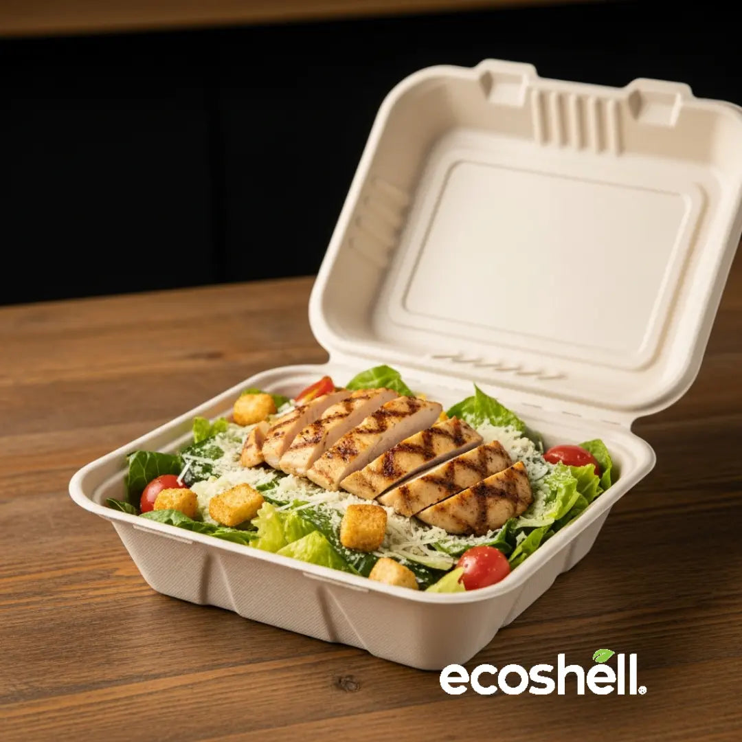 Clamshell 48 Oz Compostable S/ División