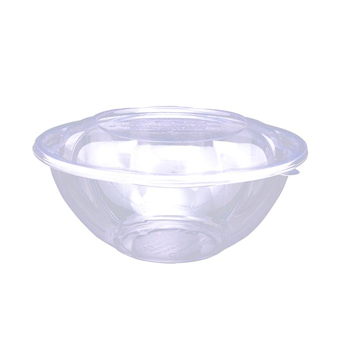 Ensaladera 24 Oz Compostable PLA (bioplástico de maíz)  ⚠️ No exponer al calor: se degrada con temperaturas elevadas
🧢 La tapa se vende por separado