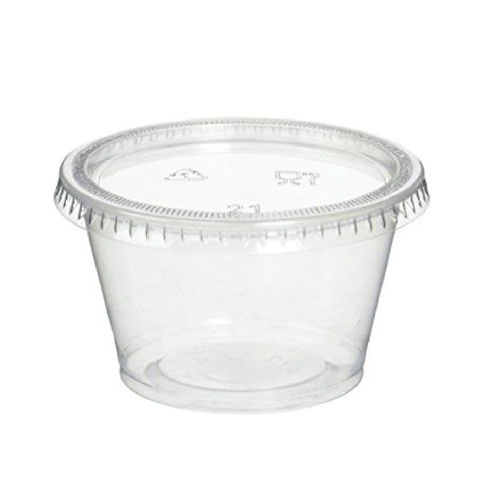 Souffle Cup Transparente 4 Oz Compostable PLA (bioplástico de maíz)  🔍 Capacidad ideal para alimentos fríos
❌ No apto para microondas ni fuentes de calor directo
🌱 Opción sustentable para acompañamientos, salsas y snacks