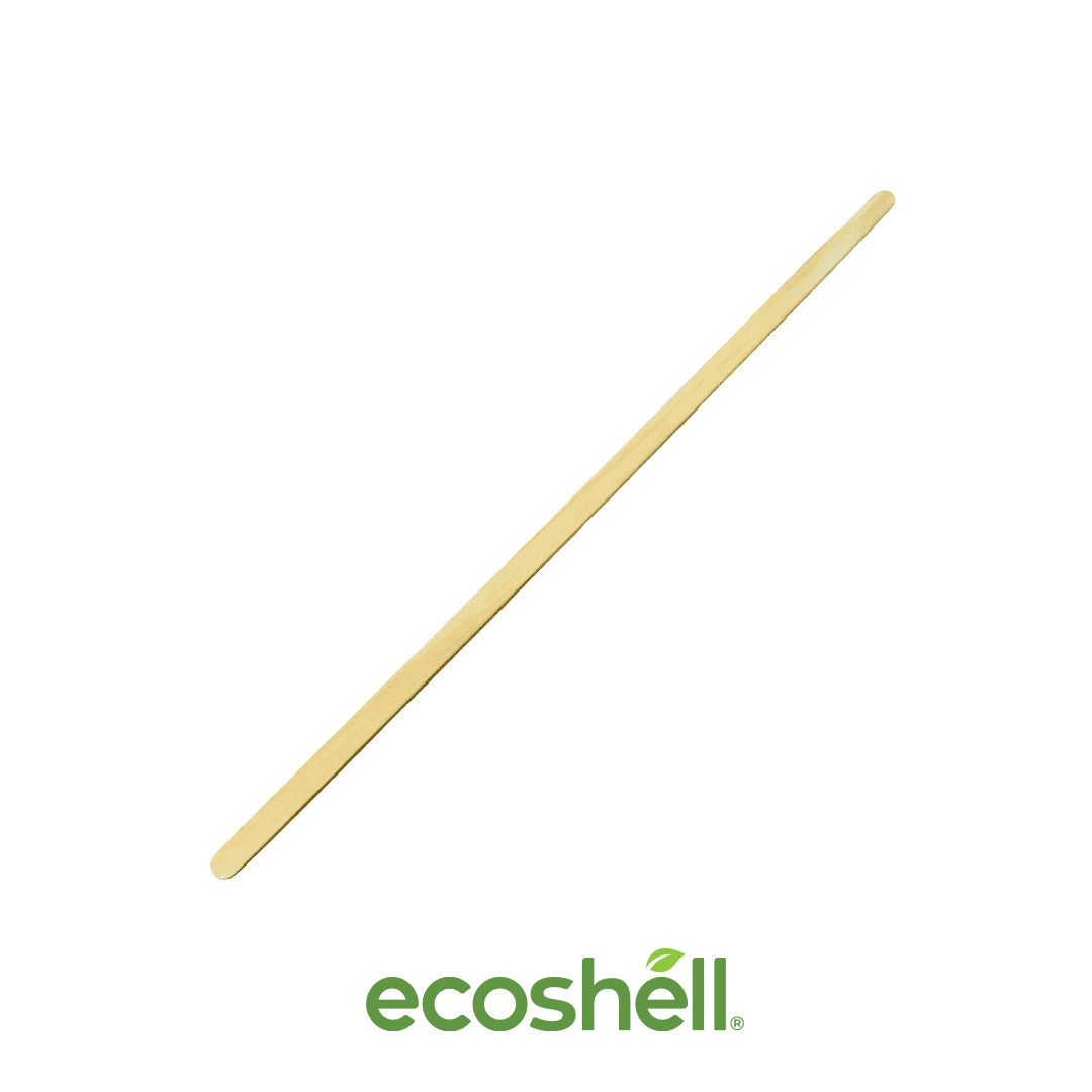 Agitador De Madera Compostable Madera biodegradable Sin recubrimientos ni químicos