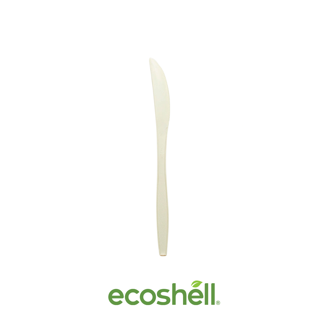 Cuchillo 6" Compostable Fécula de maíz Certificación SEDEMA ECO-09