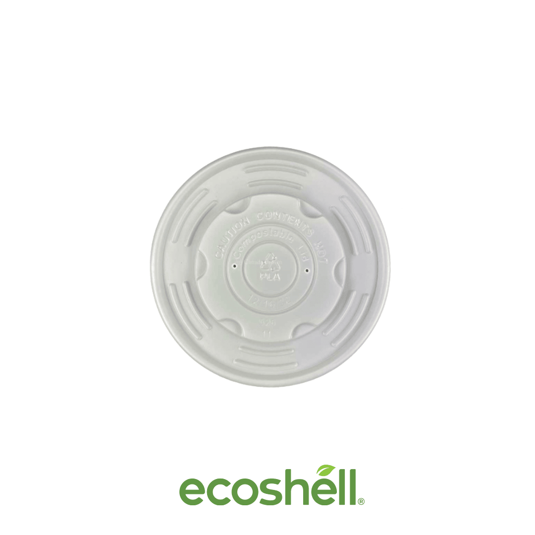 Tapa Paper Bowl 8 Oz Compostable PLA (bioplástico de maíz)  Certificación SEDEMA ECO-09