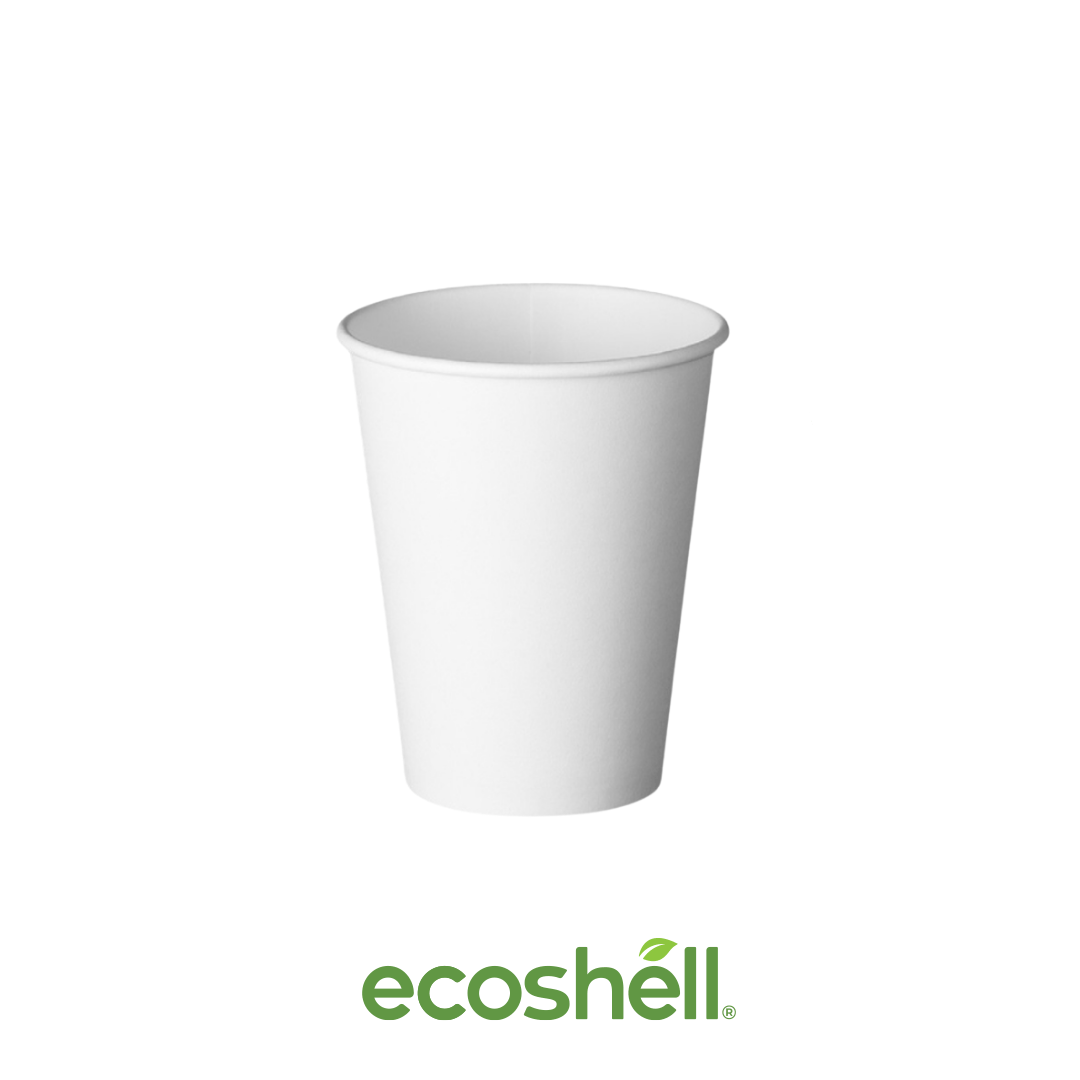 Vaso Para Café 12 Oz Compostable Hecho de papel grado alimenticio + recubrimiento de PLA Certificación SEDEMA ECO-09