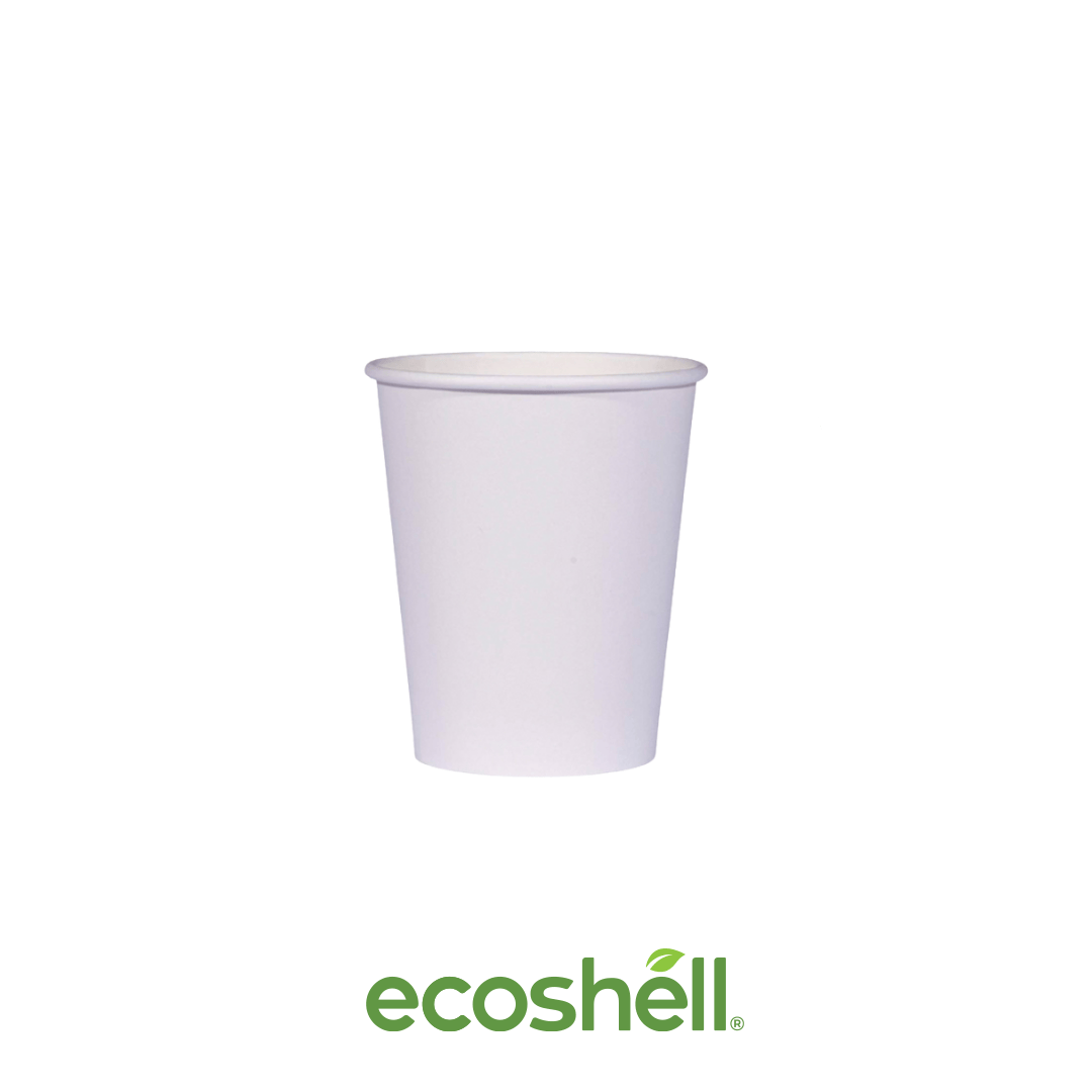 Vaso Para Café 8 Oz Compostable Hecho de papel grado alimenticio + recubrimiento de PLA Certificación SEDEMA ECO-09