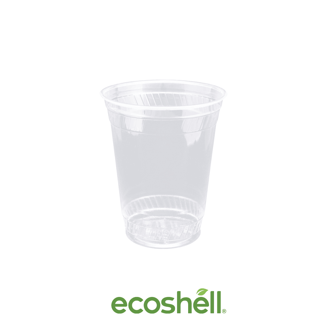 Vaso Transparente 12 Oz Compostable PLA (bioplástico de maíz)  Certificación SEDEMA ECO-09