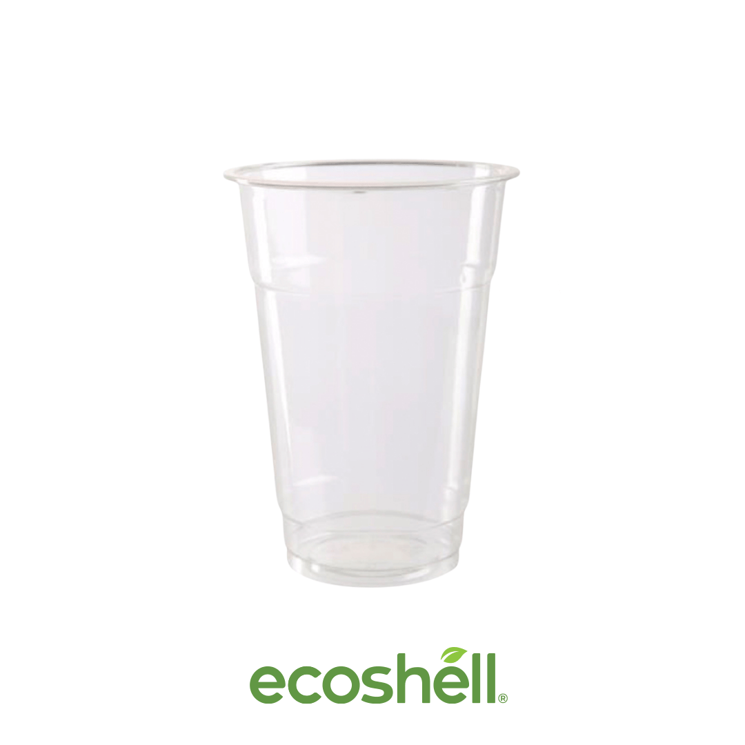 Vaso Transparente 20 Oz Compostable PLA (bioplástico de maíz)  Certificación SEDEMA ECO-09