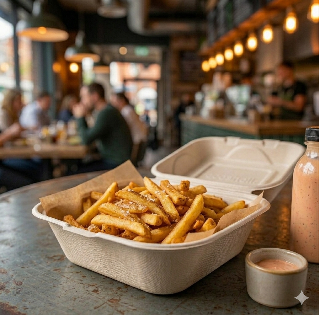Hamburguesero 6x6 Compostable