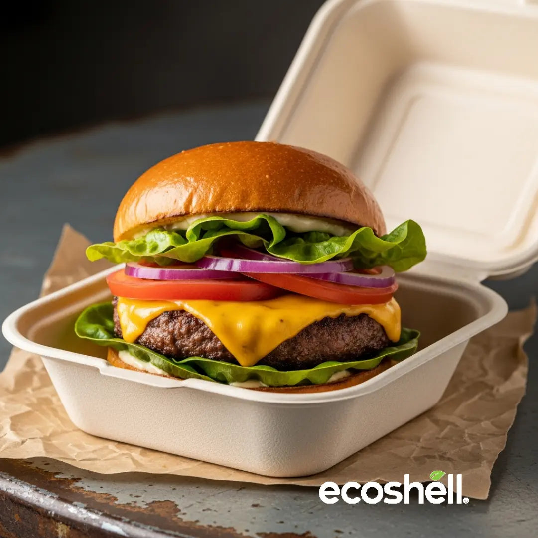 Hamburguesero 16 Oz Compostable