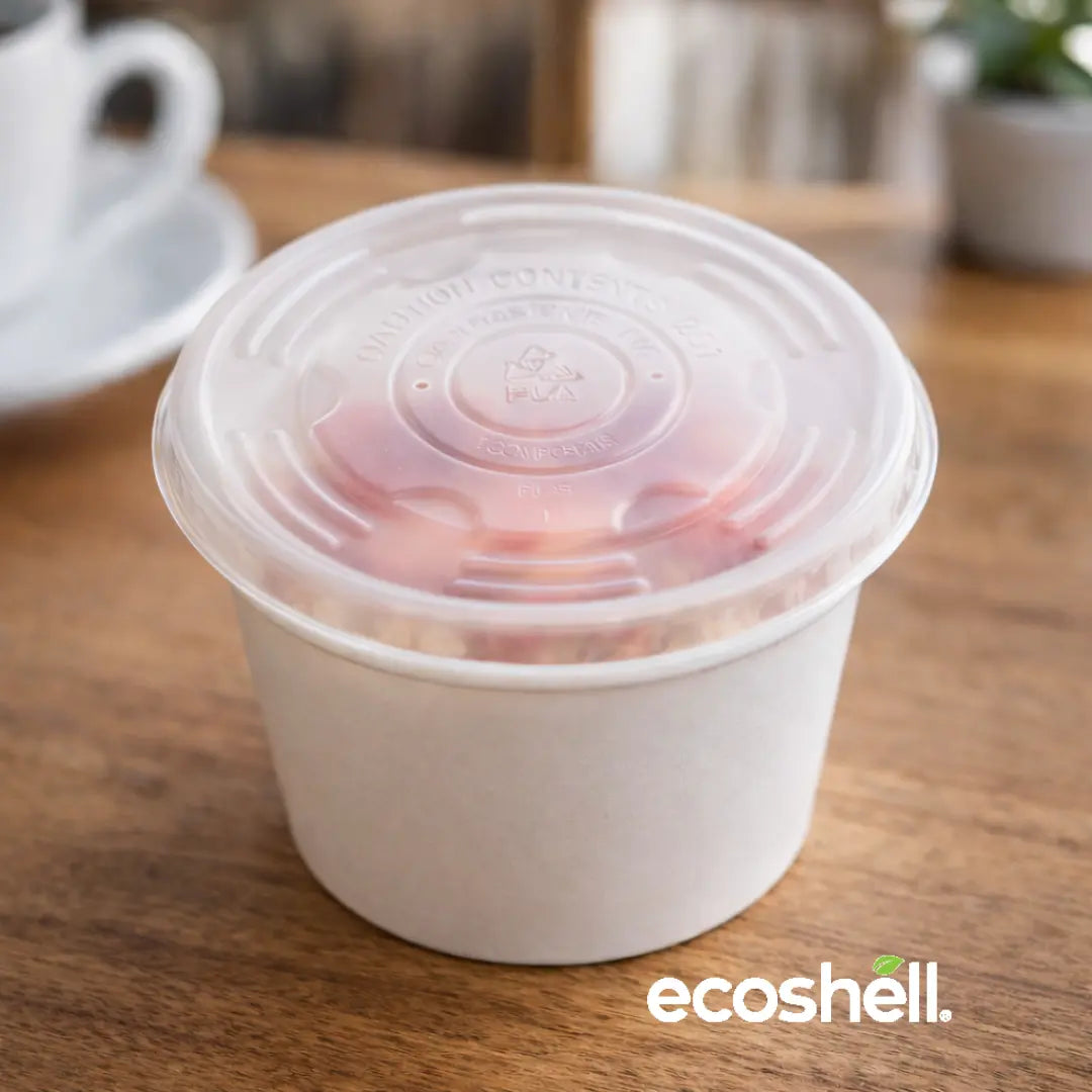 Tapa Paper Bowl 12, 16, 24 Y 32 Oz Compostable