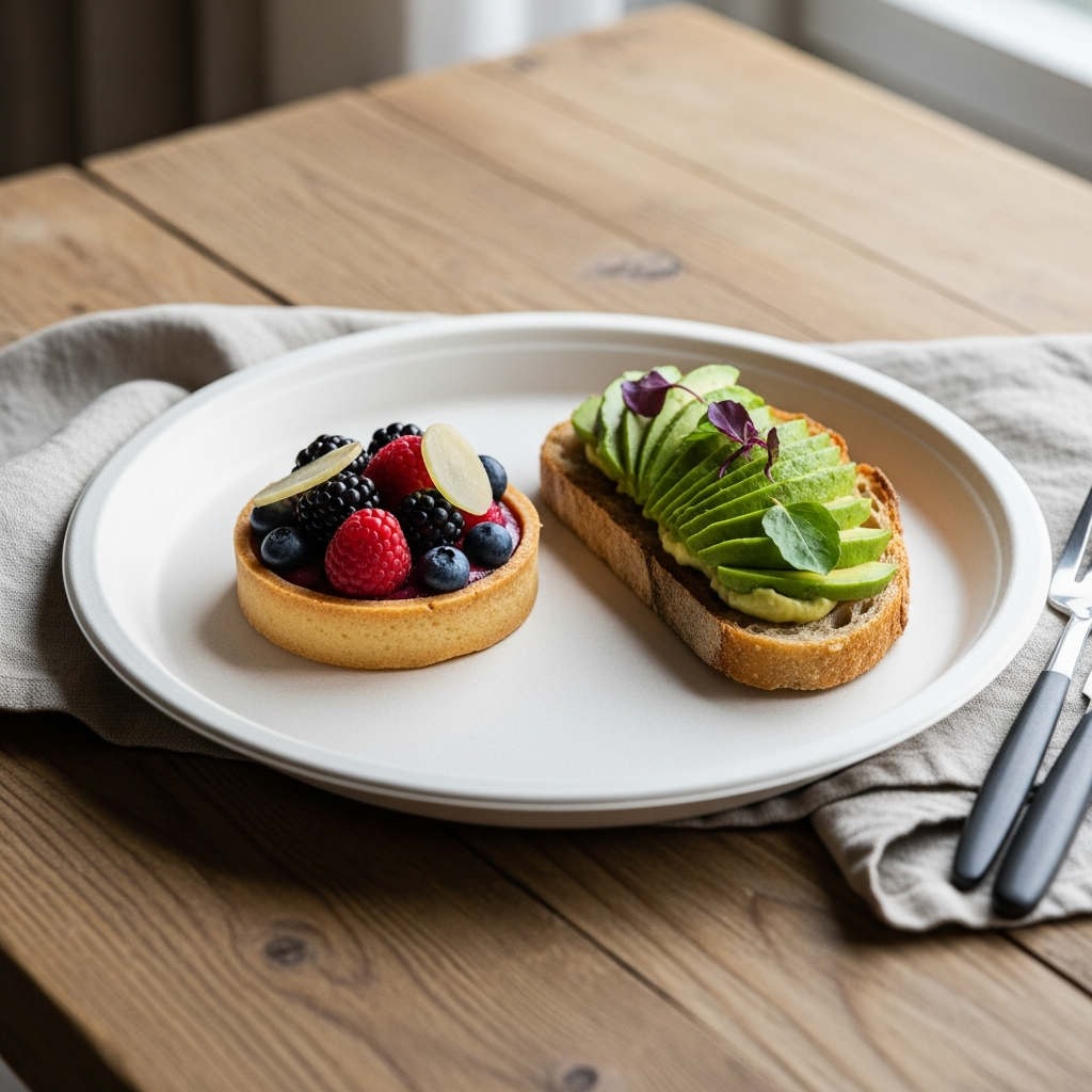 Plato Liso 6" Compostable –  Caña de Azúcar