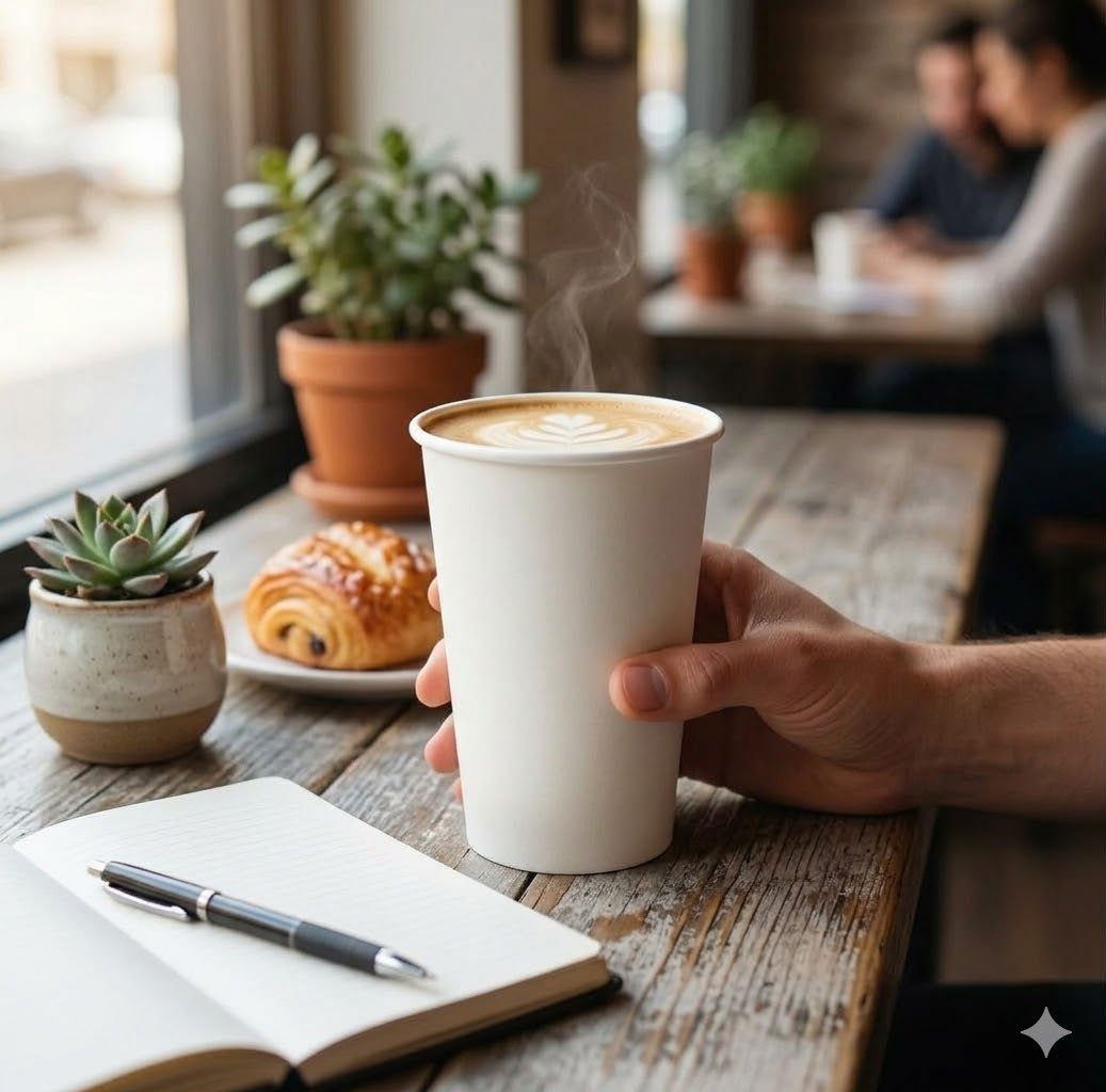 Vaso Para Café 20 Oz Compostable